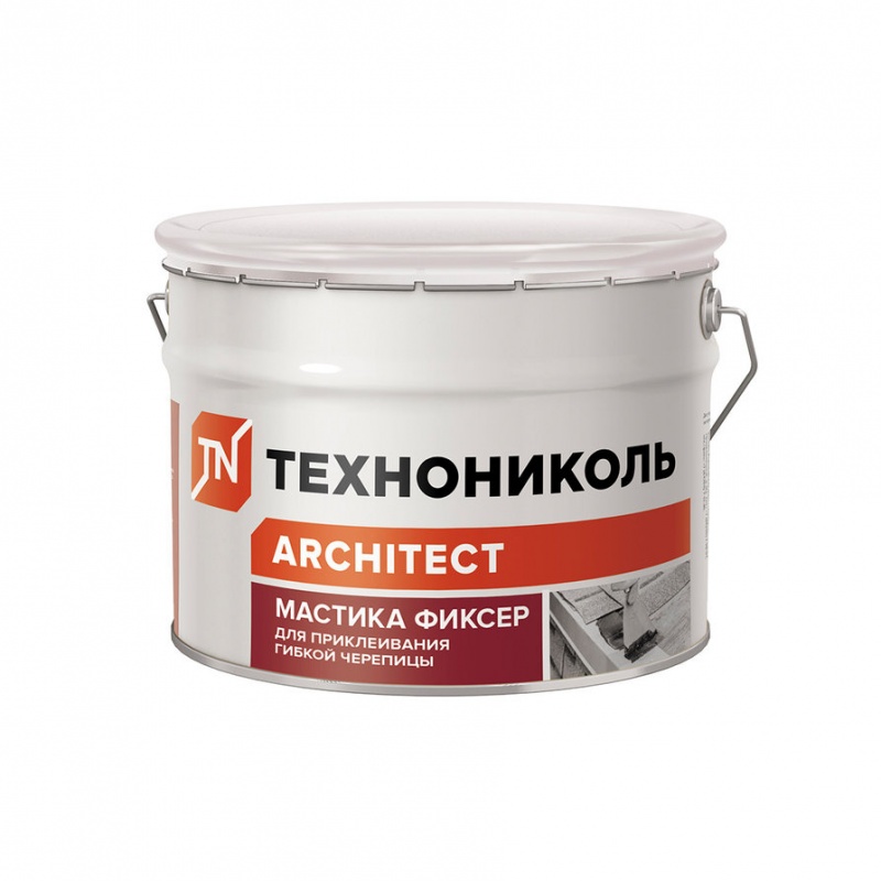Мастика для гибкой черепицы ТЕХНОНИКОЛЬ № 23 (Фиксер), 12 кг купить во Владивостоке