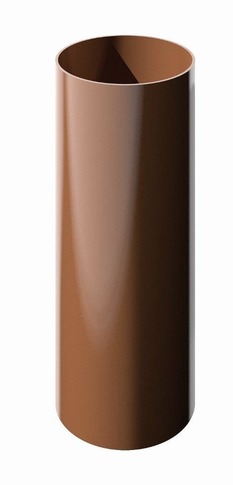 Труба водосточная D82 мм (3м) VERAT, коричневый купить во Владивостоке