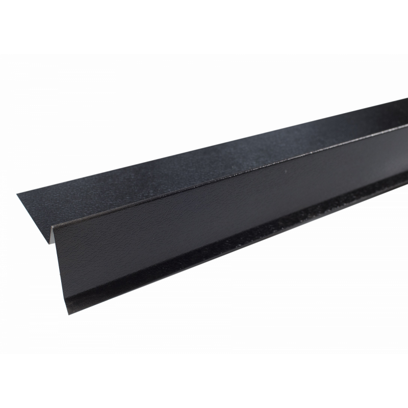 Планка торцевая пластизол ТехноНИКОЛЬ RAL 9005 черная, 2м купить во Владивостоке