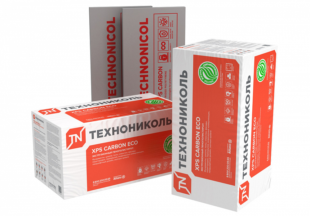 Экструзионный пенополистирол ТЕХНОНИКОЛЬ XPS CARBON ECO 1180х580х30-L (13 плит) купить во Владивостоке