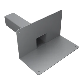 Воронка ПВХ парапетная TERMOCLIP 110х100 мм
