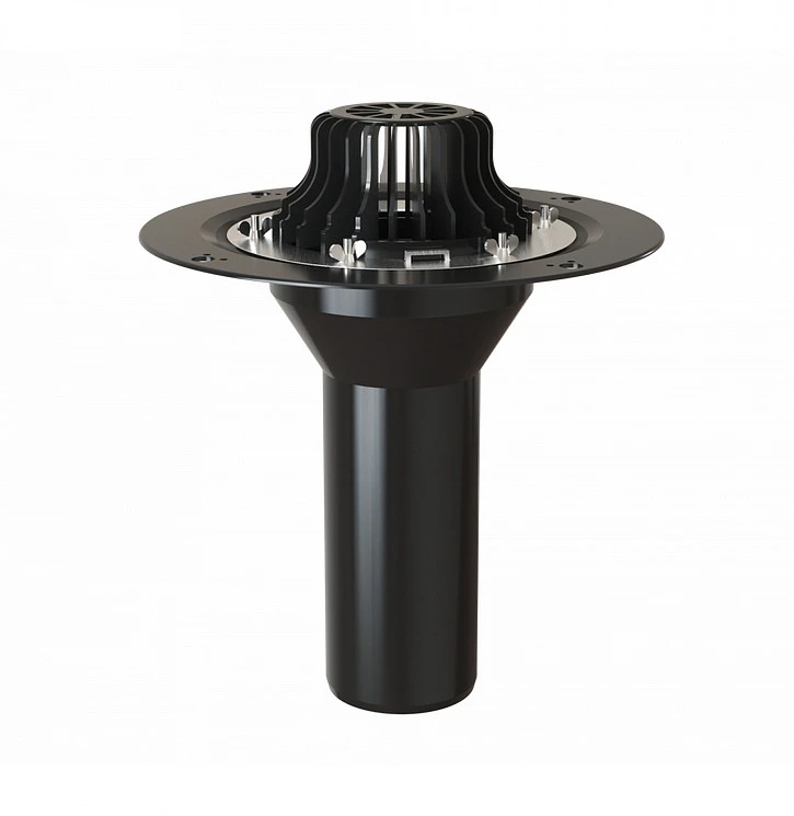 Воронка ТехноНИКОЛЬ с обжимным металлическим фланцем без обогрева, 110х450 купить во Владивостоке