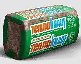 Утеплитель минеральная вата KNAUF для Кровли и Стен TS036 Aquastatik 50*610*1230 (0.6м3; 12м2)