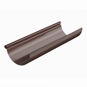 Желоб водосточный D125 мм (3м) ТН МВС, коричневый