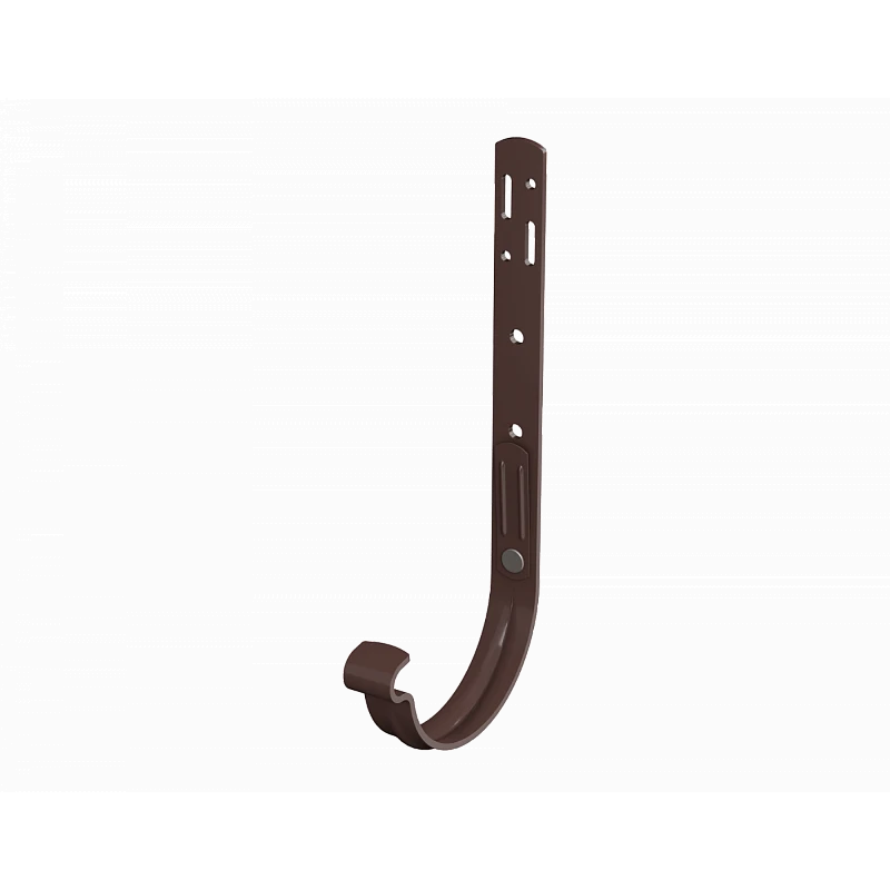 Кронштейн желоба водосточного усиленный ТН МВС, коричневый купить во Владивостоке