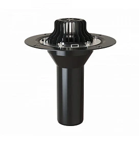 Воронка ТехноНИКОЛЬ с обжимным металлическим фланцем без обогрева, 110х450