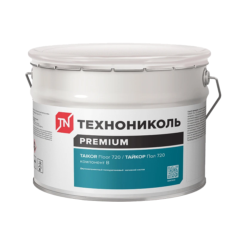 TAIKOR Floor 720. Двухкомпонентный полиуретановый наливной состав. Компонент В (4.8 кг) купить во Владивостоке