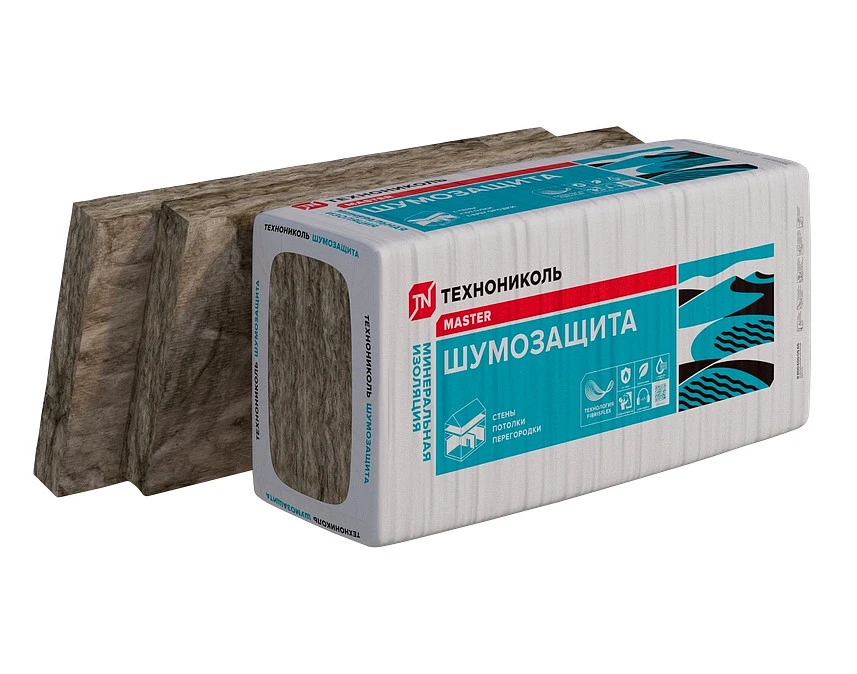 Звукоизоляция минеральная вата ТехноНиколь Шумозащита PN 36 1200*610*100 (5 плит, 0.366м3, 3.66м2) купить во Владивостоке