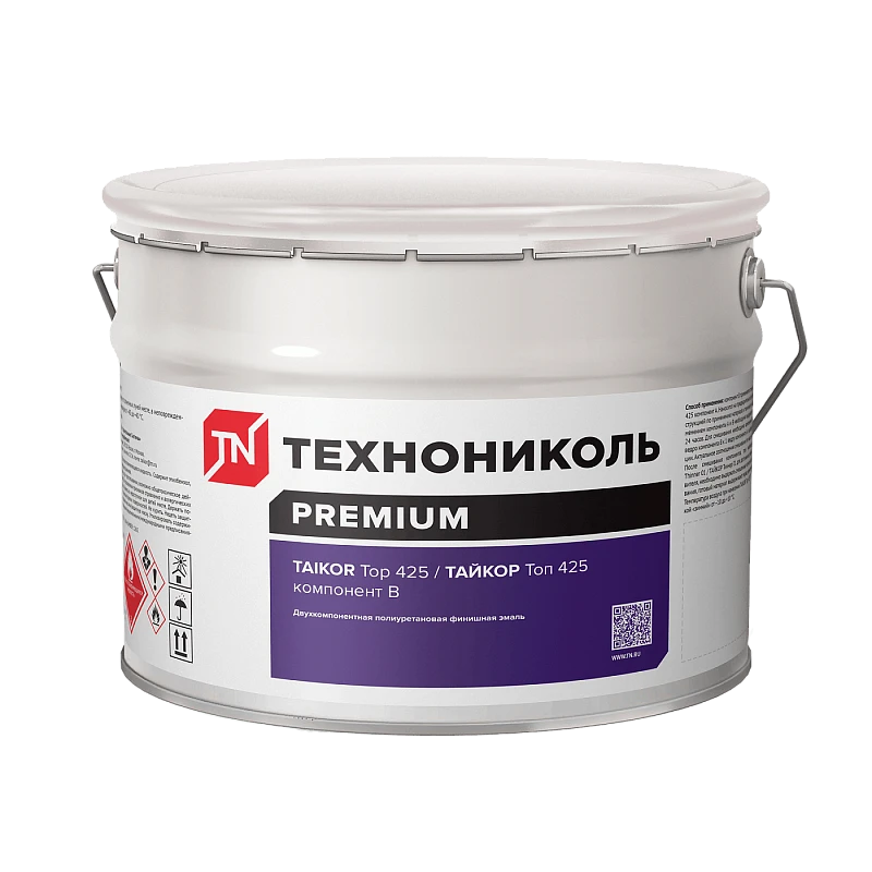 TAIKOR Top 425. Двухкомпонентная светостойкая полиуретановая эмаль. Компонент B (1.4 кг) купить во Владивостоке