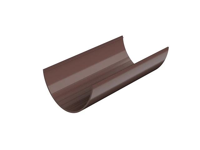 Желоб водосточный D125 мм (3м) ТН ПВХ, коричневый купить во Владивостоке