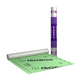 Гидро-ветрозащитая диффузионная мембрана Isobox AS (75м2)
